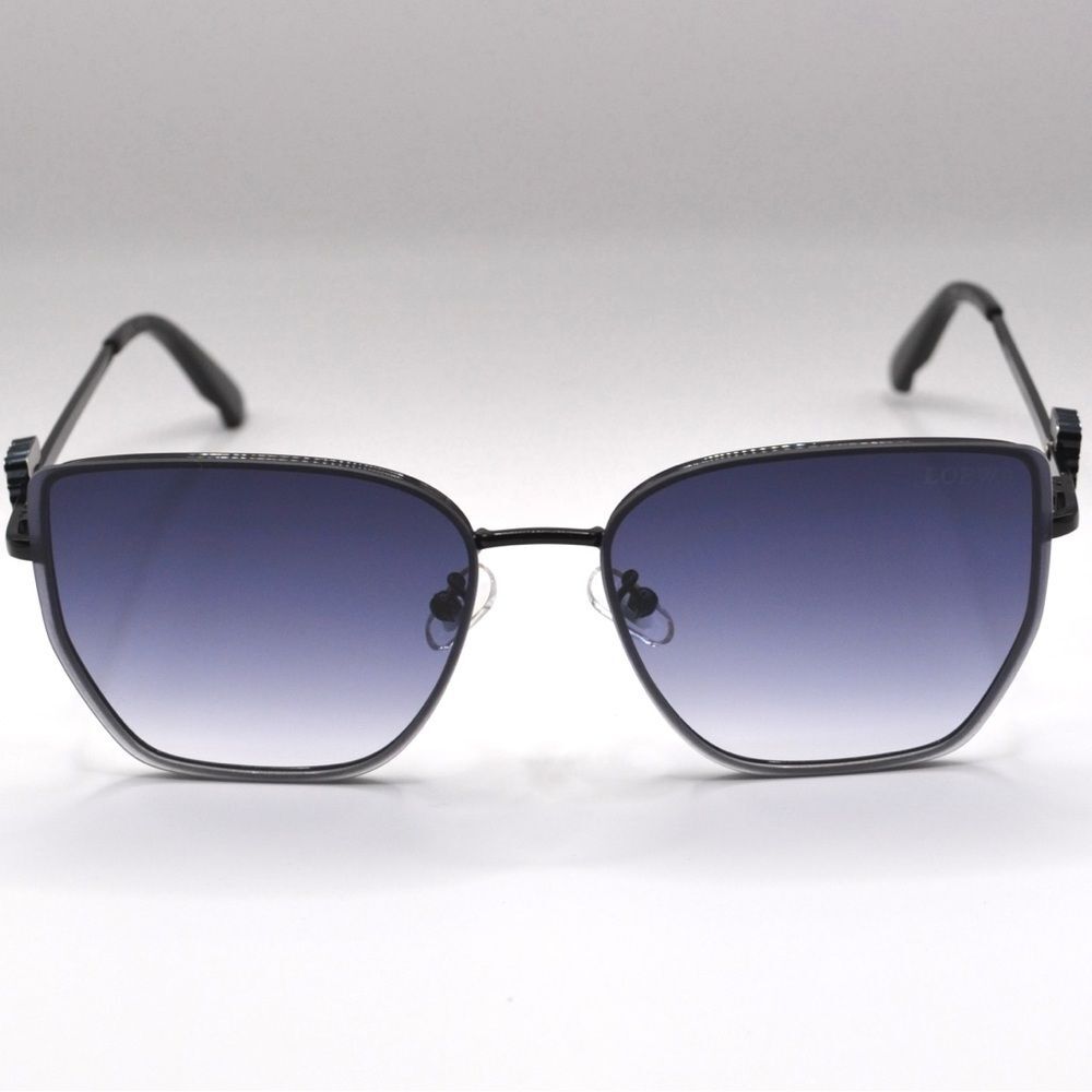 Loewe Women’s Sunglasses | Black Metal Frame | Blue/Gray Gradient Lenses - Picture 2 of 16